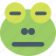frog, meh, emoticons, animal 