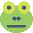 frog, neutral, emoticons, animal