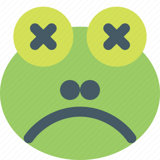 Frog, sad, death, emoticons, animal icon - Download on Iconfinder