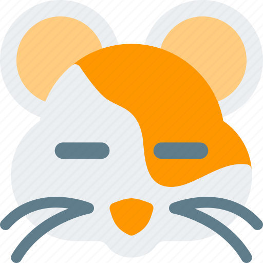 Hamster, closed, eyes, emoticons, animal icon - Download on Iconfinder