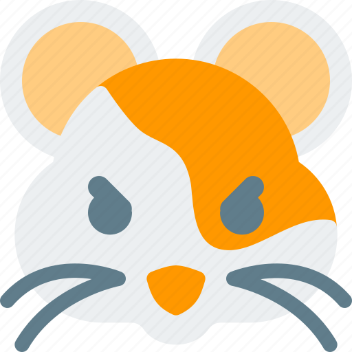 Hamster, pouting, emoticons, animal icon - Download on Iconfinder