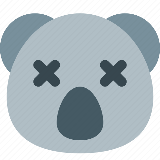 Koala, death, emoticons, animal icon - Download on Iconfinder