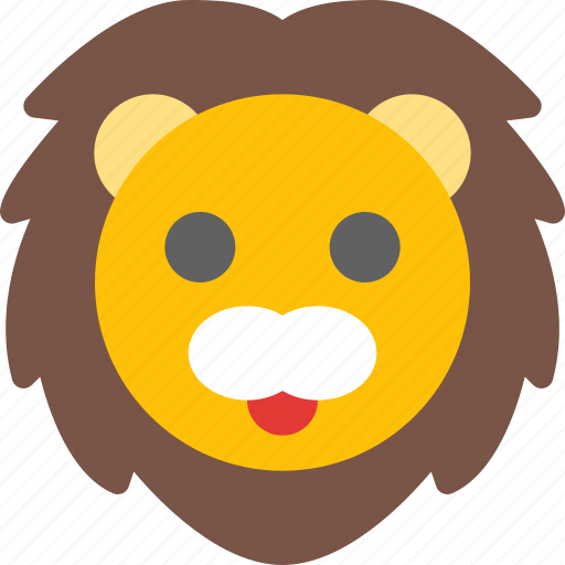 Lion, emoticons, animal icon - Download on Iconfinder