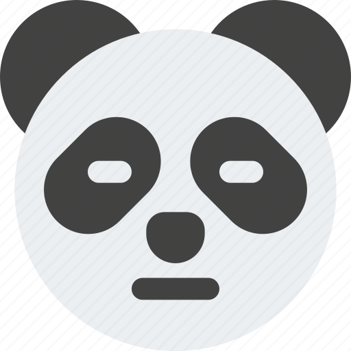 Panda, closed, eyes, emoticons, animal icon - Download on Iconfinder