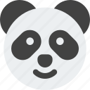panda, emoticons, animal, emoji