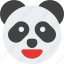 panda, grinning, emoticons, animal 