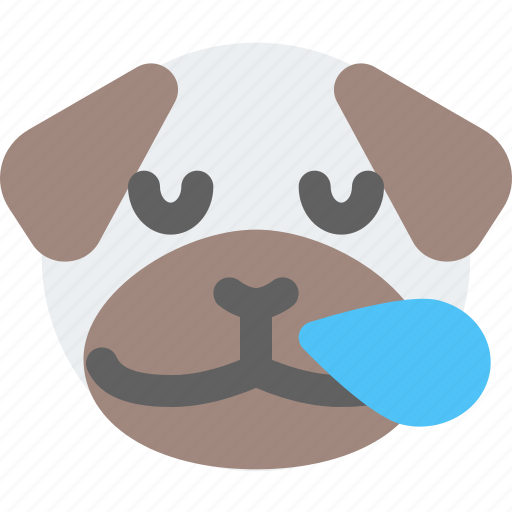Pug, snoring, emoticons, animal icon - Download on Iconfinder