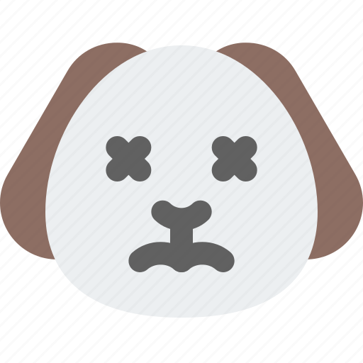 Puppy, sad, death, emoticons, animal icon - Download on Iconfinder