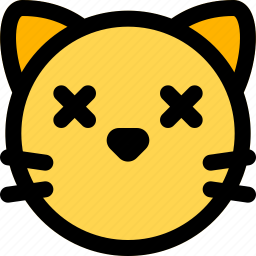 Cat, death, emoticons, animal icon - Download on Iconfinder