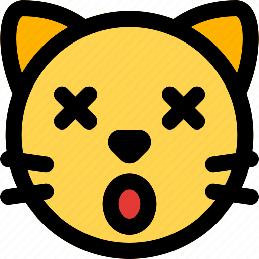 Cat, dizzy, emoticons, animal icon - Download on Iconfinder