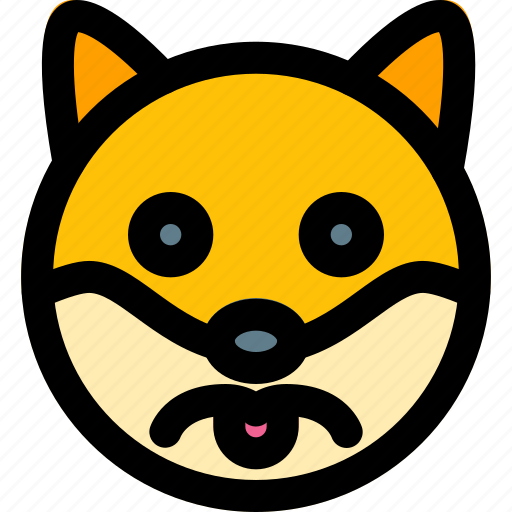 Dog, frowning, emoticons, animal icon - Download on Iconfinder