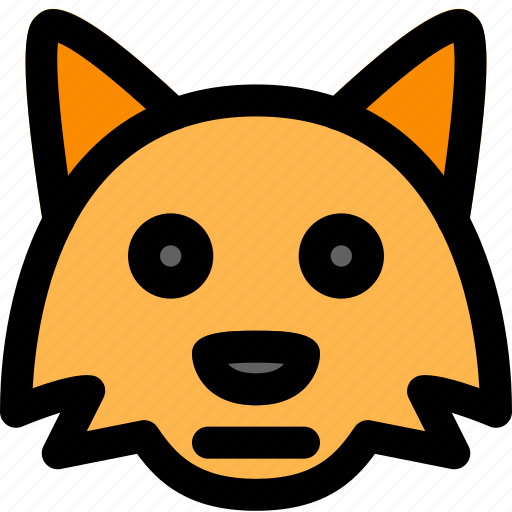 Fox, neutral, emoticons, animal icon - Download on Iconfinder
