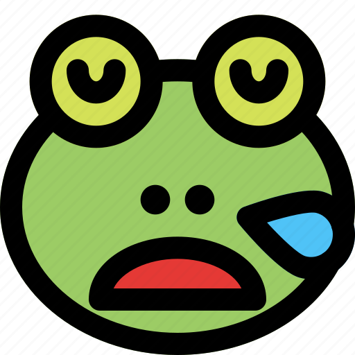 Frog, snoring, emoticons, animal icon - Download on Iconfinder