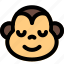 monkey, smiling, emoticon, expression 