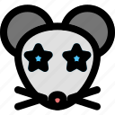 mouse, star, struck, emoticons