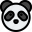 panda, without, mouth, emoticons, animal 