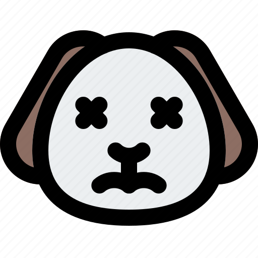 Puppy, sad, death, emoticons, animal icon - Download on Iconfinder