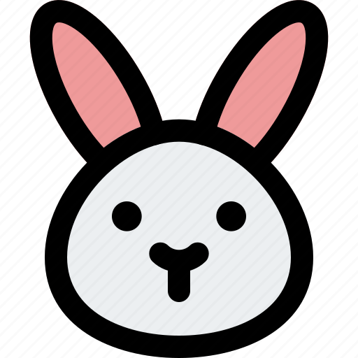 Rabbit, no mouth, emoticon, emoji icon - Download on Iconfinder