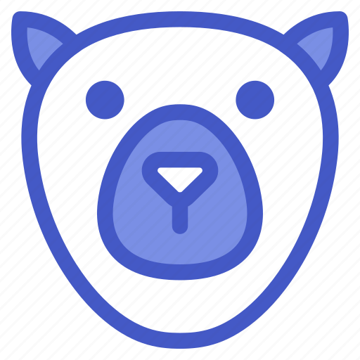 Animal, arctic, bear, ice bear, wildlife, zoo icon - Download on Iconfinder
