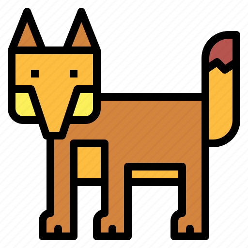 Animal, fox, wildlife, zoo icon - Download on Iconfinder