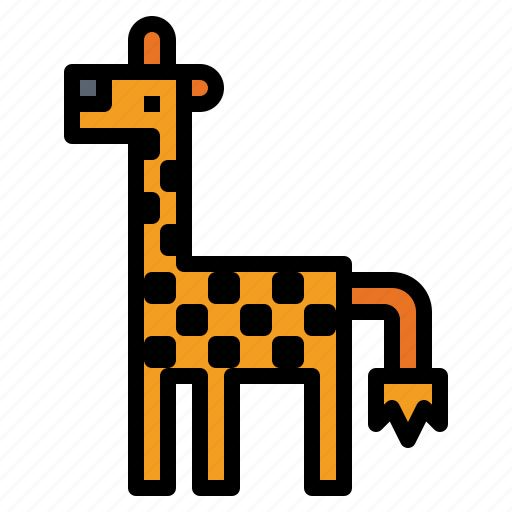 Giraffe, life, mammal, wild, zoo icon - Download on Iconfinder