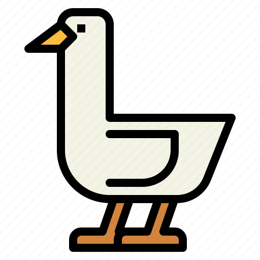 Animal, goose, poultry, wildlife icon - Download on Iconfinder