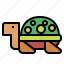 amphibian, animal, armature, turtle 
