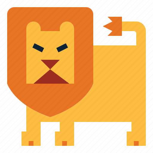 Life, lion, mammal, wild, zoo icon - Download on Iconfinder