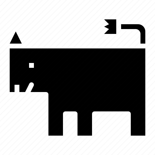 Mammal, rhinoceros, wildlife, zoo icon - Download on Iconfinder