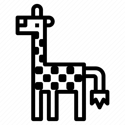 Giraffe, life, mammal, wild, zoo icon - Download on Iconfinder