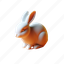 rabbit, bunny, animal, emoji, easter, egg 