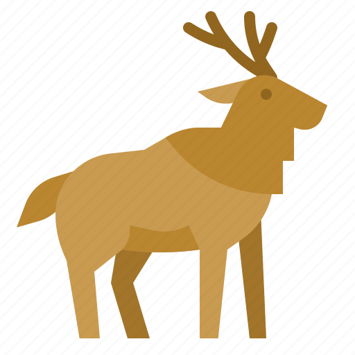 Animals, deer, mammal, moose, zoo icon - Download on Iconfinder