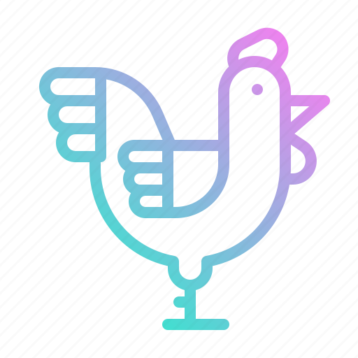 Animals, bird, chicken, farm, food icon - Download on Iconfinder