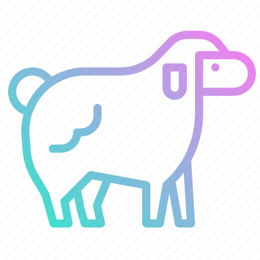 Animal, farm, goat, lam, sheep icon - Download on Iconfinder