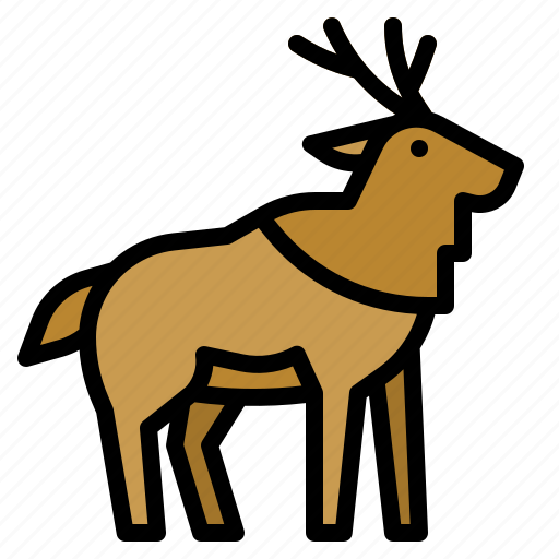 Animals, deer, mammal, moose, zoo icon - Download on Iconfinder