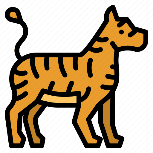 Animals, kingdom, tiger, wildlife, zoo icon - Download on Iconfinder