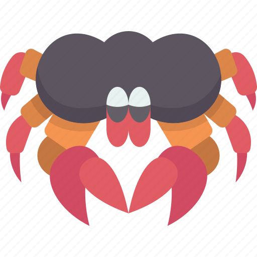 Crab, seafood, shell, crustacean, aquatic icon - Download on Iconfinder