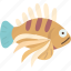 lionfish, fish, reef, sea, tropical 