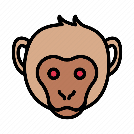 Monkey, chimpanzee, animal, forest, face icon - Download on Iconfinder