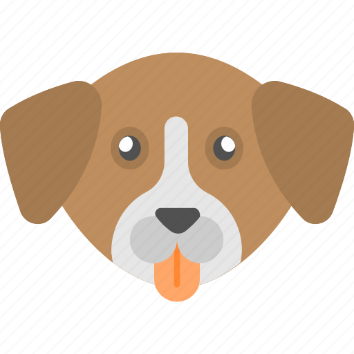 Animal, brown dog, dog face, four legged, puppy icon - Download on Iconfinder