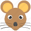 animal face, brown mouse, cute mouse, large whiskers, mouse face 