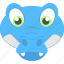 animal face, baby alligator, baby face, blue hatchling, cute pet 