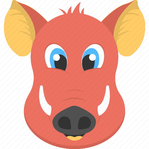 Animal face, boar face, boar head, pig head, wild animal icon - Download on Iconfinder