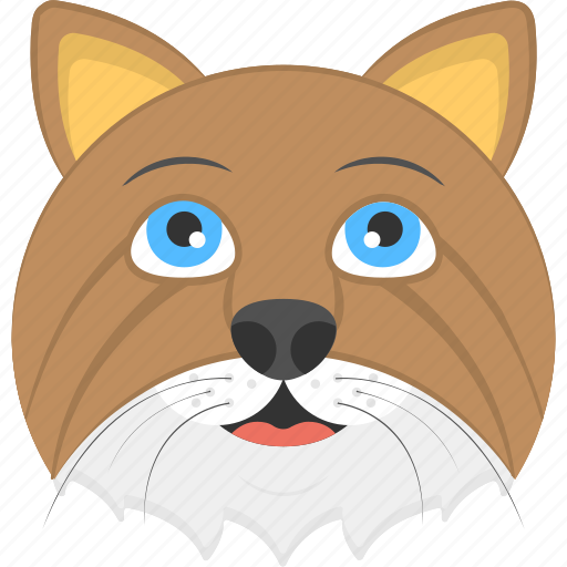 Brown cat, hairy cat, old cat face, pet animal, whiskers icon - Download on Iconfinder