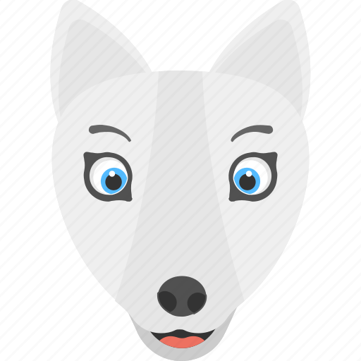 Forest, fox face, white fox, white fox face, wild animal icon - Download on Iconfinder