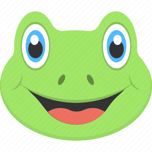 Animal, aquatic life, face, frog, smiling icon - Download on Iconfinder