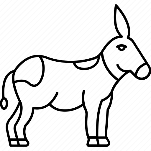 Donkey, equus asinus, creature, specie, donkey icon icon - Download on Iconfinder