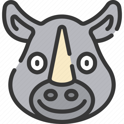 Animal, animals, avatars, nature, rhino, wildlife icon - Download on Iconfinder