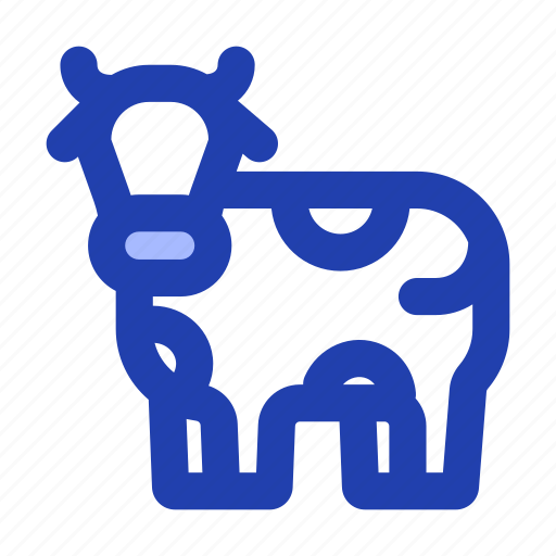 Cow, head, animal, mammal, horn icon - Download on Iconfinder