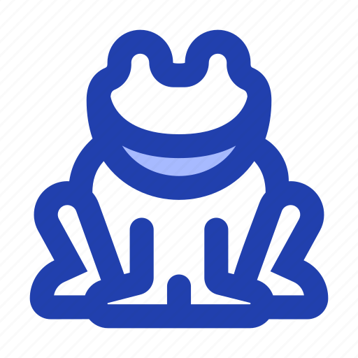 Frog, head, animal, amphibian icon - Download on Iconfinder